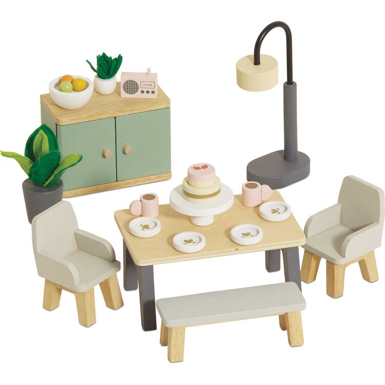 18-Piece-Wooden-Dollhouse-Dining-Room-Set-Dolls-24900622090327