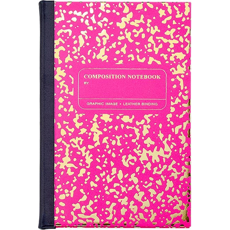 Composition-Notebook-in-Neon-Pink-Gold-Leather-Books-24731966996567