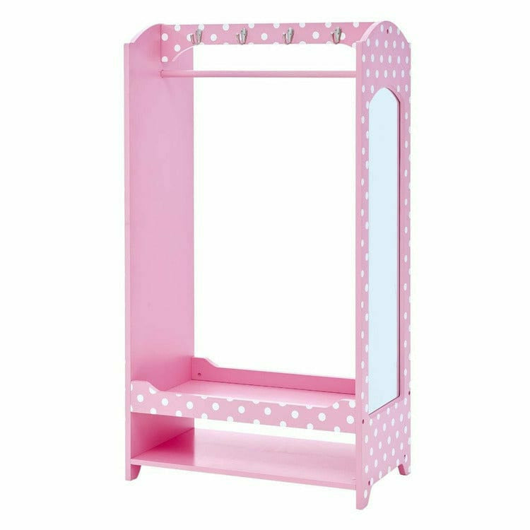 Little-Princess-Bella-Clothing-Rack-with-Storage-Pink-Room-Decor-21386001612887