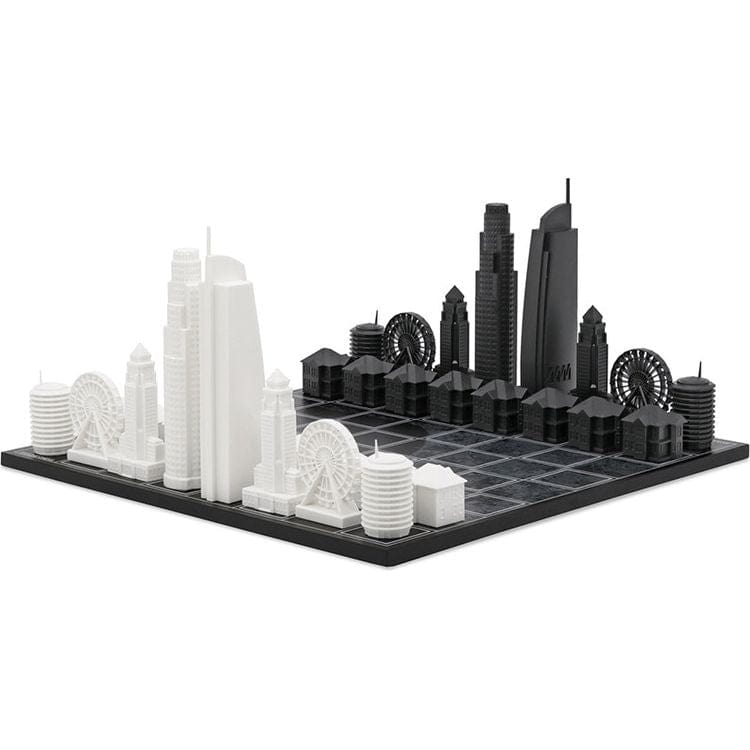 Los-Angeles-Edition-Acrylic-Chess-Set-with-Wood-Map-Board-Games-24297159721047