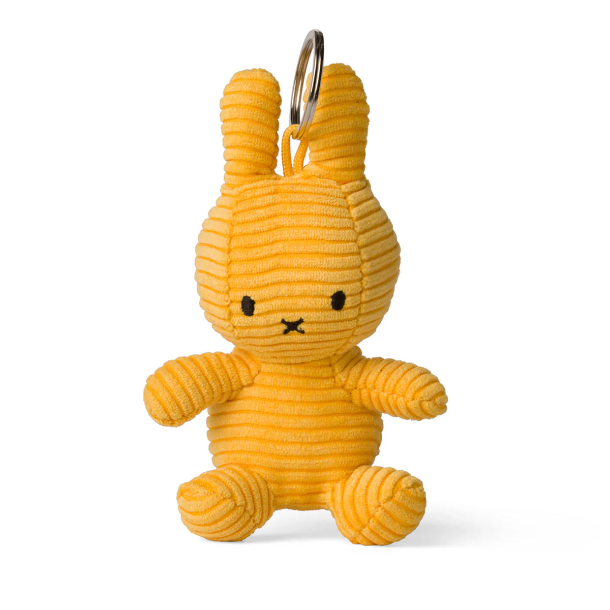 Miffy-ECO-Corduroy-4-Keychain-Yellow-Plush-26477441810519