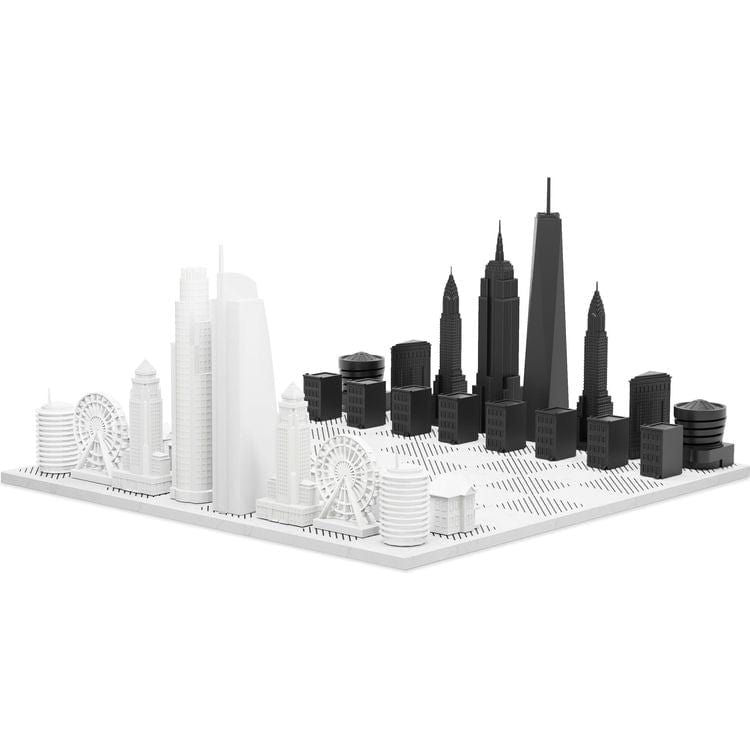 New-York-Versus-Los-Angeles-Acrylic-Chess-Set-with-Marble-Hatch-Board-Games-24298673111127